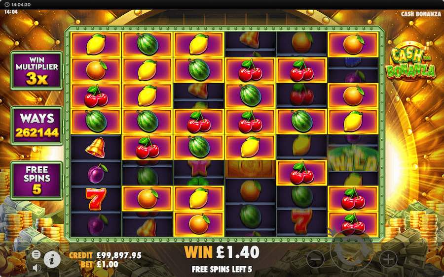 Cash Bonanza Slot Wins
